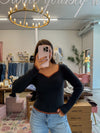 Taylor Toffee Trim Long Sleeve
