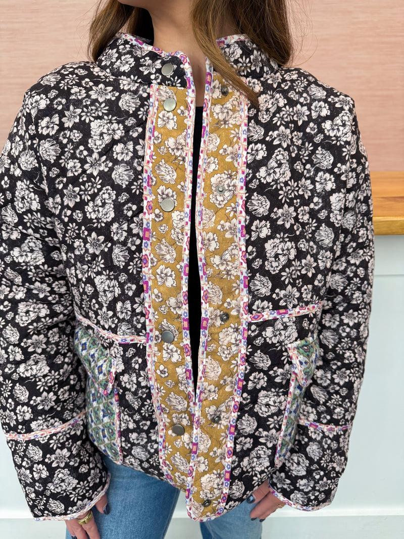Floral Quilted Jacket