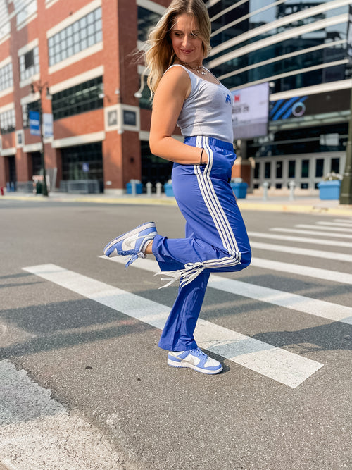 Honolulu Blue Bow Track Pants