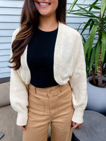 Dreamy Cream Bolero Sweater