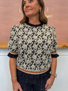 Roxie Textured Rose Top
