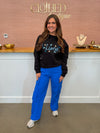 Lions Cheer Embroidered Crewneck