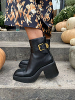 Adriel Black Booties