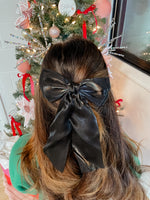 Black Organza Hair Bow