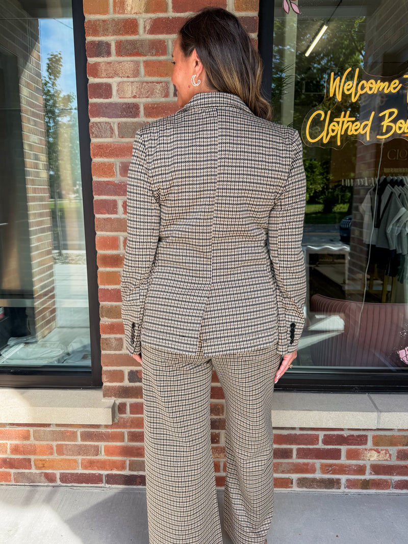 Holly Houndstooth Blazer