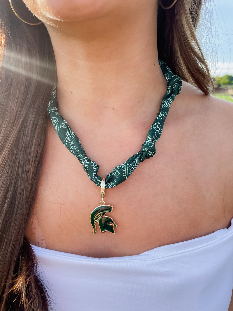 Go Green Bandana Necklace