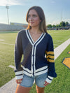 The Big House Retro Varsity Cardigan