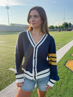 The Big House Retro Varsity Cardigan