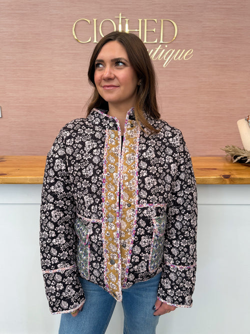 Floral Quilted Jacket