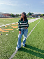 MSU Varsity Stripe Sweater