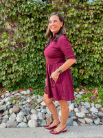 Berlina Dress - Wine