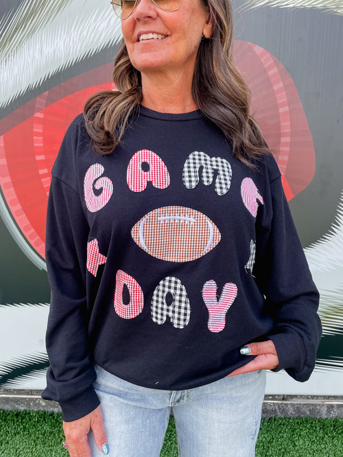 Bobcat Game Day Patchwork Long Sleeve