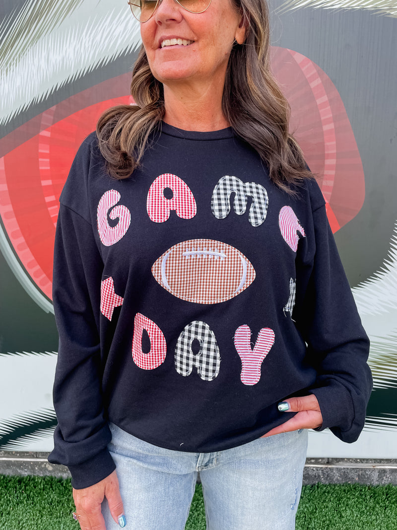 Bobcat Game Day Patchwork Long Sleeve