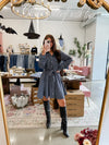 Nella Navy Striped Dress