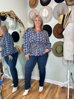 Blythe Floral Blouse | Curvy