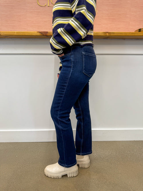 Glorious Joy Mid Rise Ankle Denim