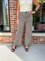 Holly Houndstooth Straight Leg Pants
