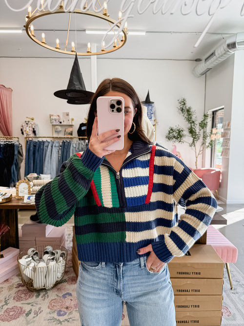 Varsity Striped Sweater