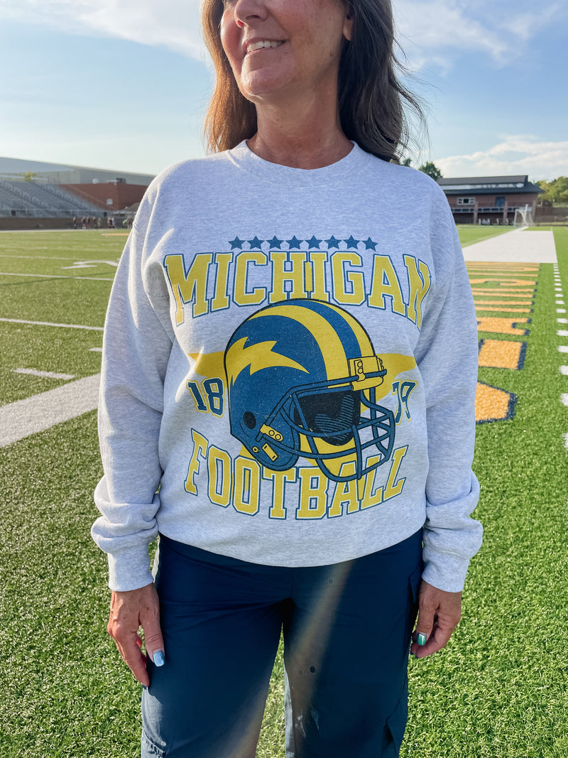 Vintage Michigan Football Sweatshirt