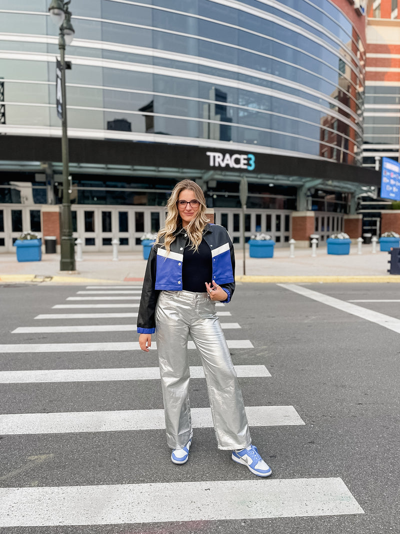 The Blue Zone Leather Jacket