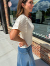 Allie Short Sleeve Sweater