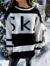 "SKI" Oversized Sweater