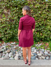 Berlina Dress - Wine