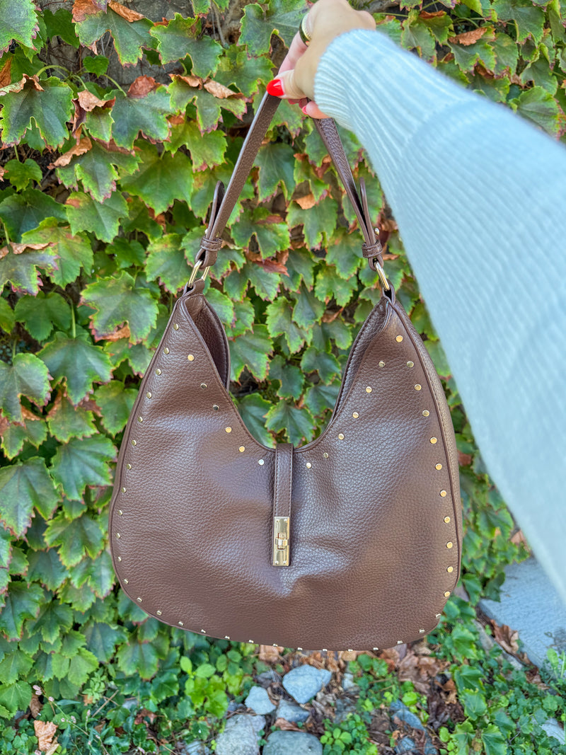 Olivia Hobo Bag - Chocolate