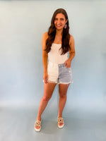 All American Girl Two-Tone Shorts