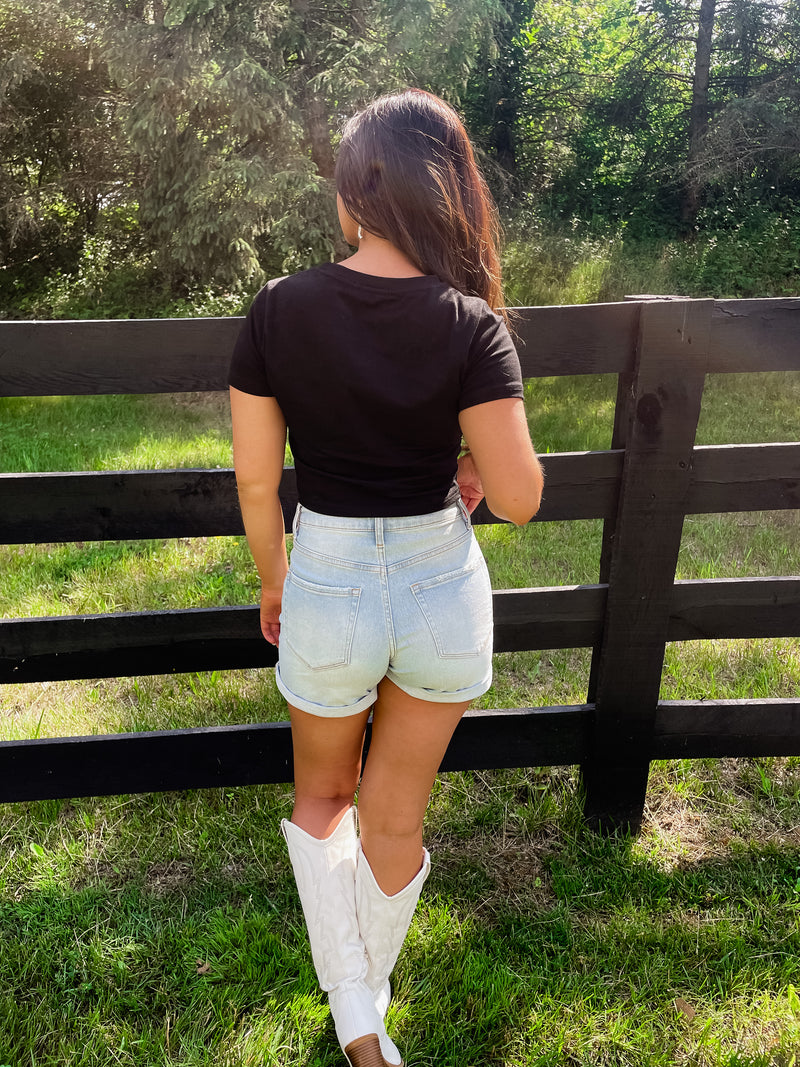 HOWDY Rhinestone Tee