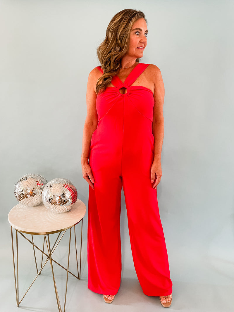 Red O Ring Jumpsuit