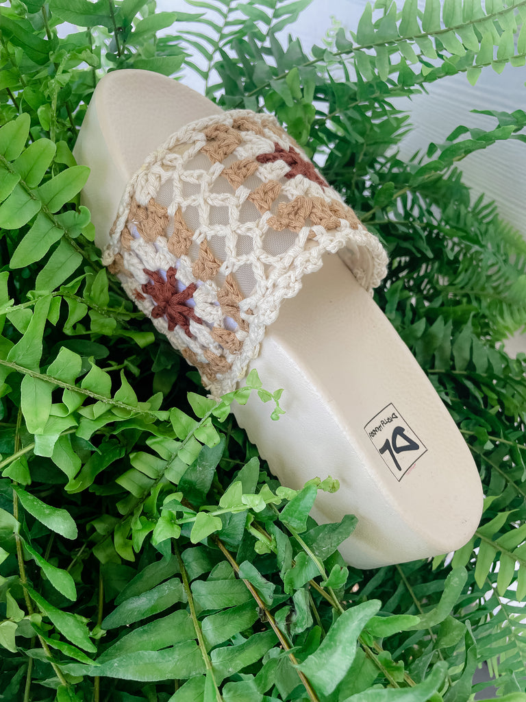 Worble Crochet Platform Sandals