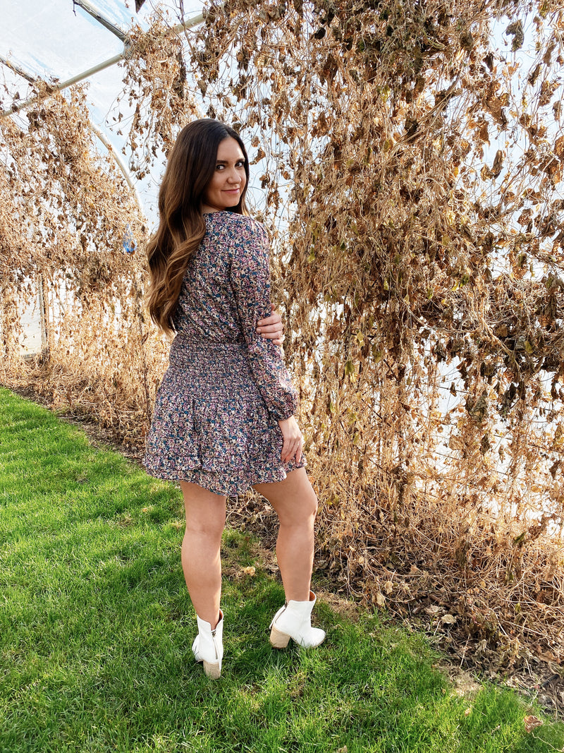 Floral Smocked Dress M Floral Smocked Dress M