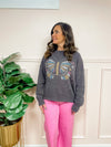 Charcoal Butterfly Sweater