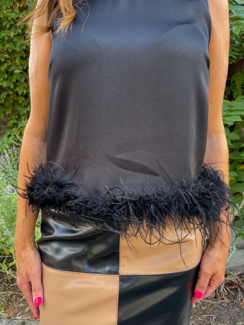 Feather Frills Top