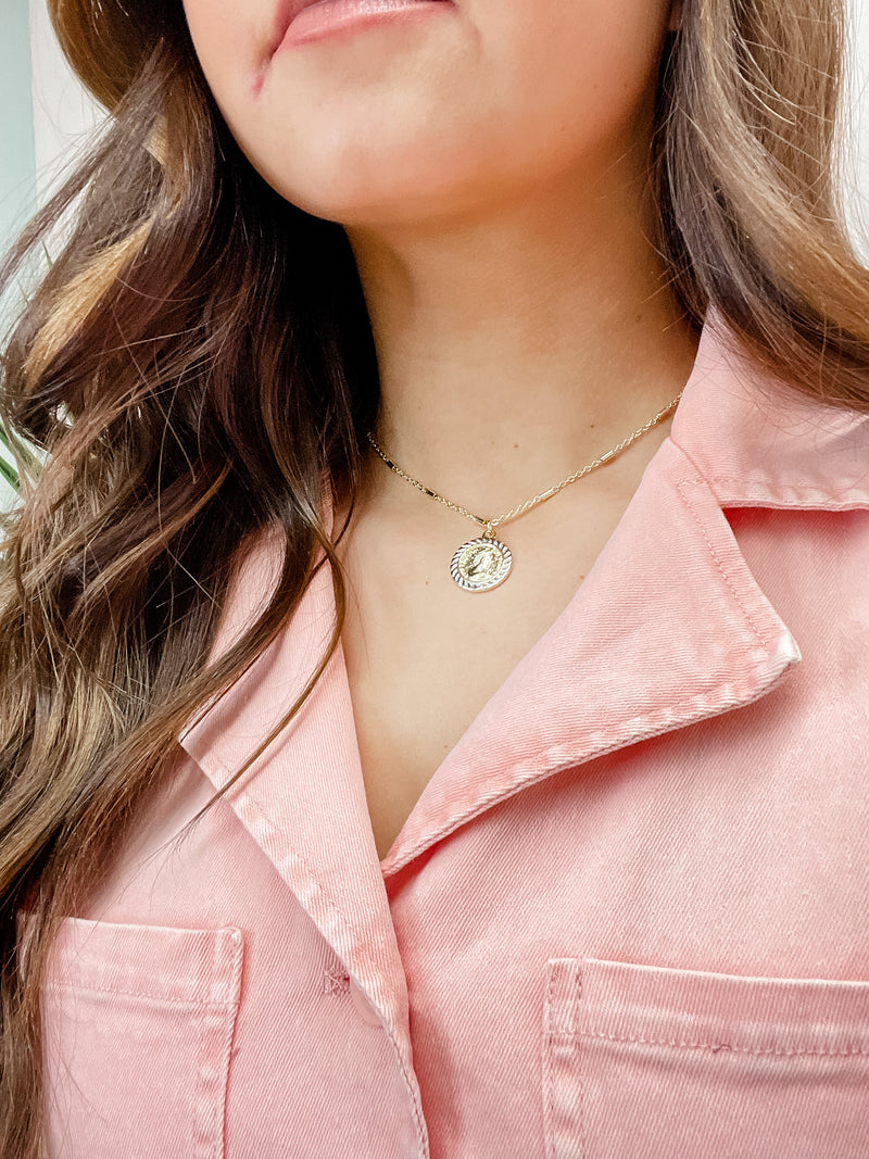 Queen Coin Necklace