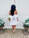 Bridal Bow Back Dress