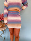 Lilac Sunset Knit Skirt