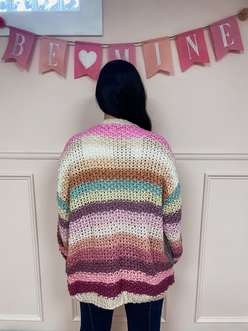 Cupid Oversized Cardigan- Multi